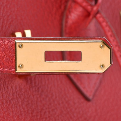 Hermes Buffle Skipper Birkin 35 Rouge Casaque 22 of 41