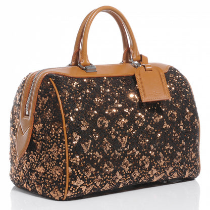 Louis Vuitton Sequin Monogram Sunshine Express Speedy Gold 3 of 7