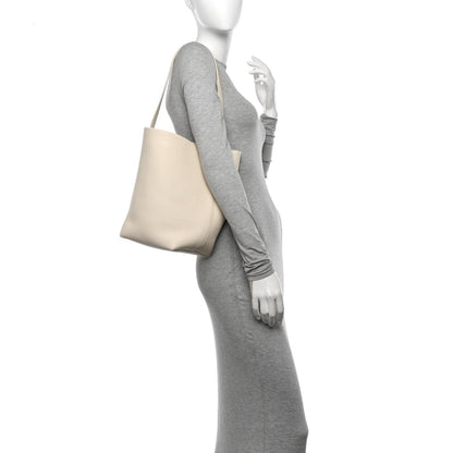 The Row Grained Calfskin Medium N/S Park Tote Ivory 2 of 10