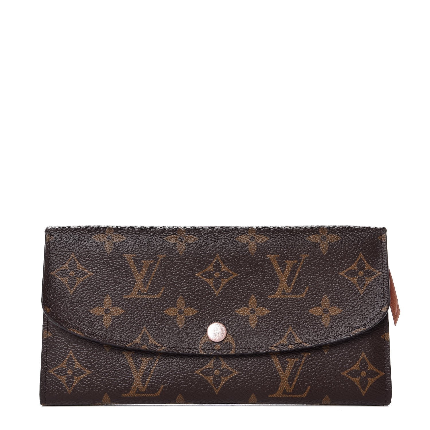 Louis Vuitton Monogram Emilie Wallet Rose Nacre 1 of 8