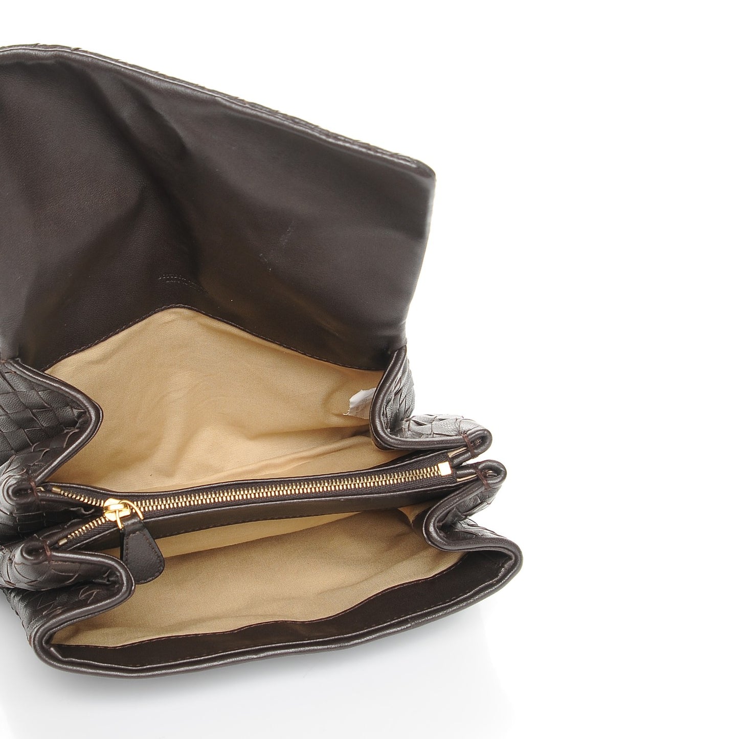 Nappa Intrecciato Cosmetic Case Ebano