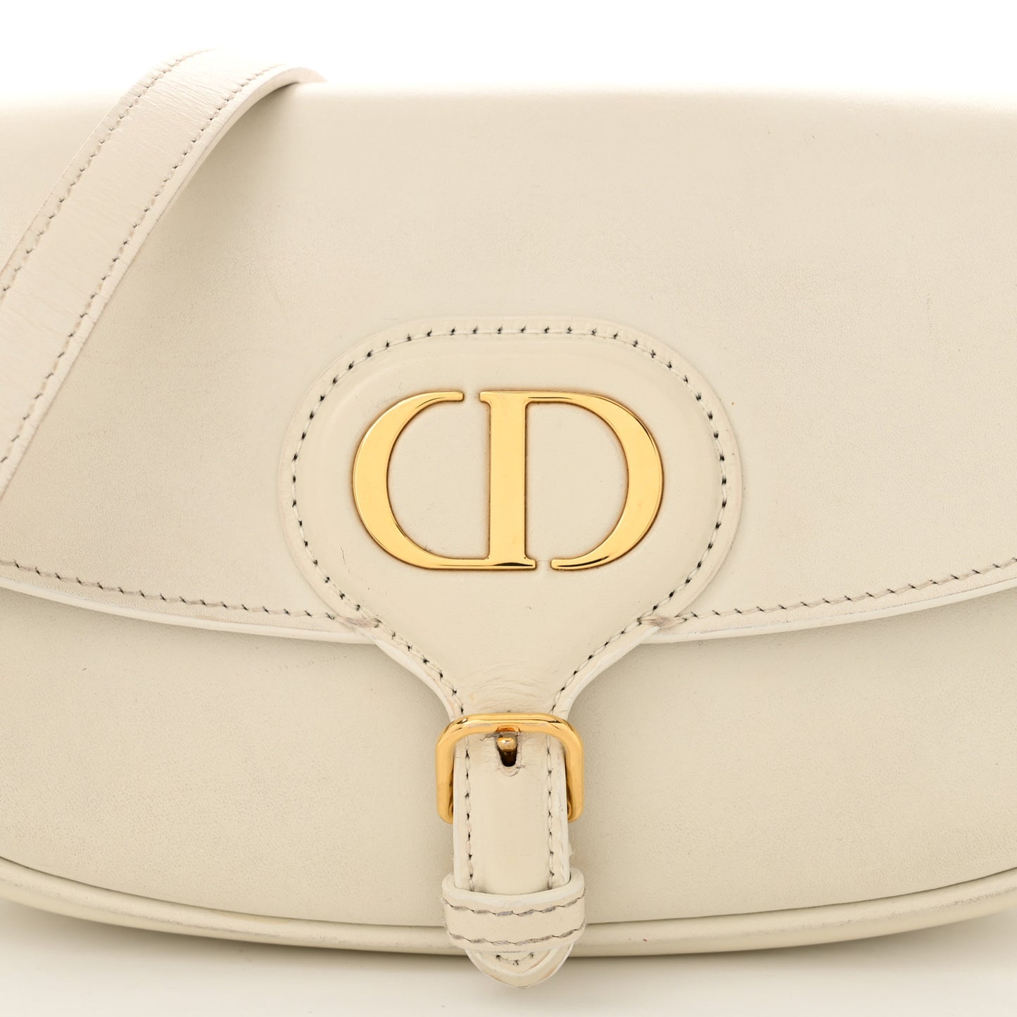 Box Calfskin East West Bobby Bag Latte