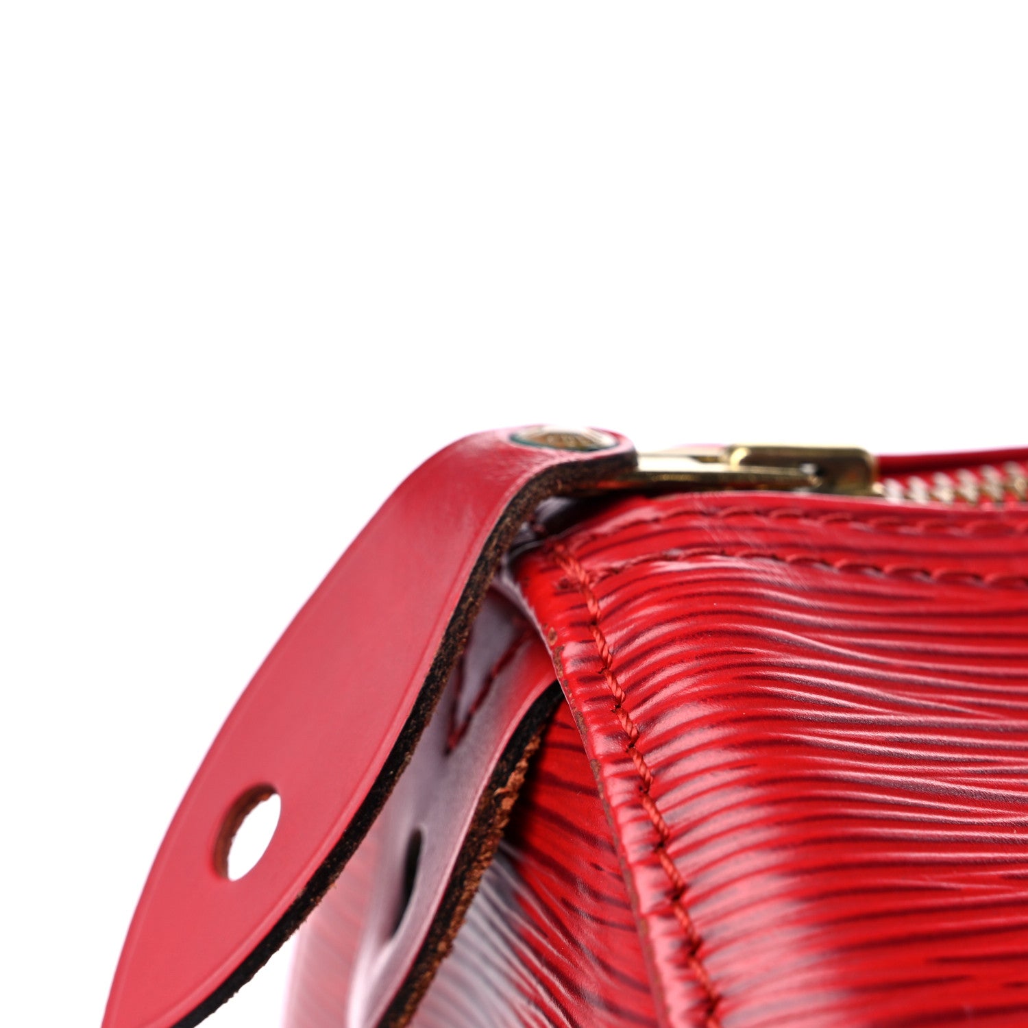 Louis Vuitton Epi Speedy 25 Castillan Red 16 of 17