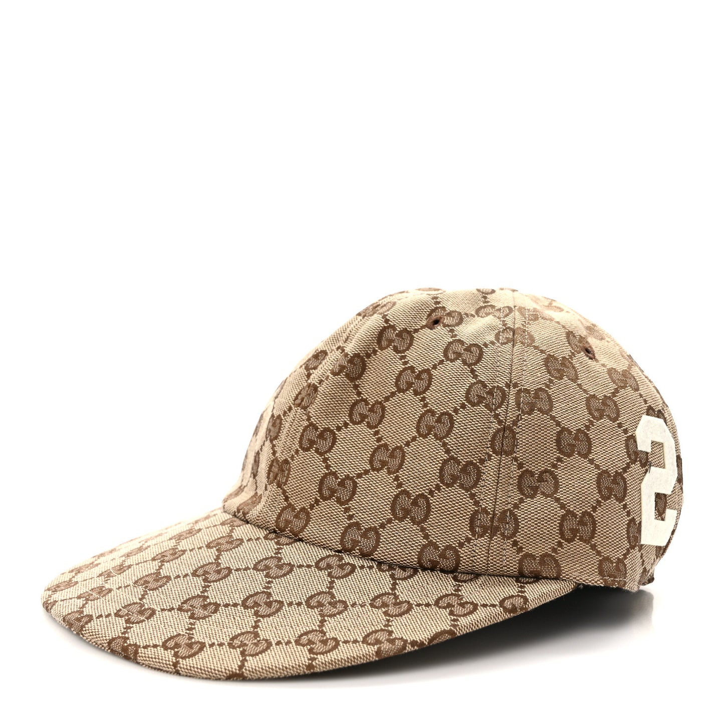 Monogram Patch Logo Soft Baseball Hat L Beige Cocoa