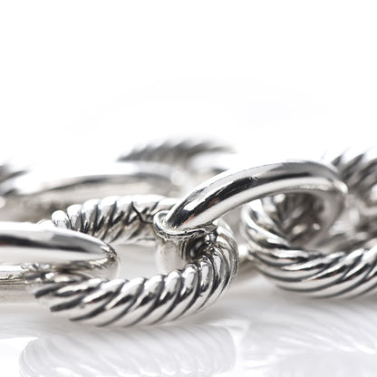 David Yurman Sterling Silver 17mm Extra Large Oval Link Bracelet 4 of 6