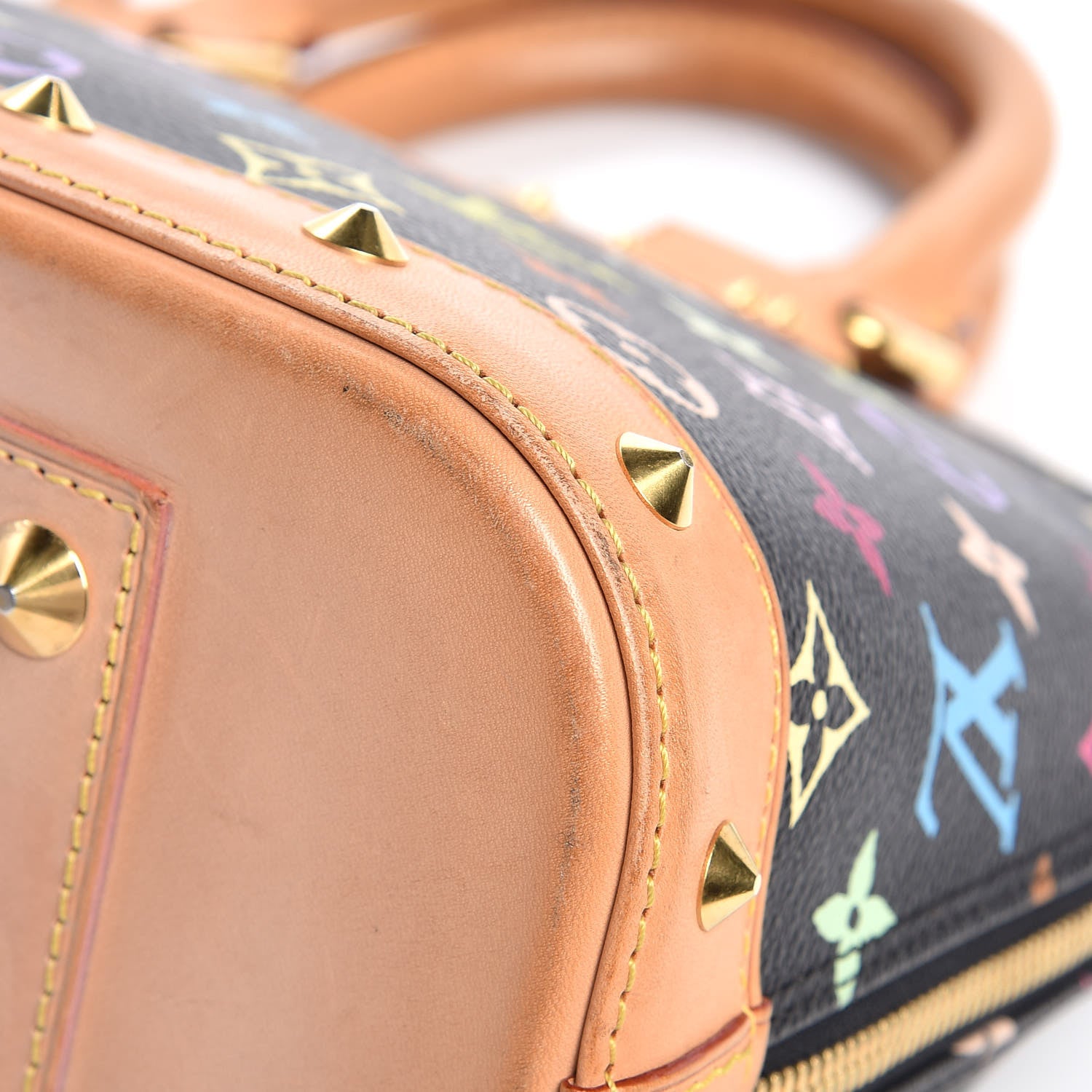Louis Vuitton Monogram Multicolor Alma PM Black 14 of 17