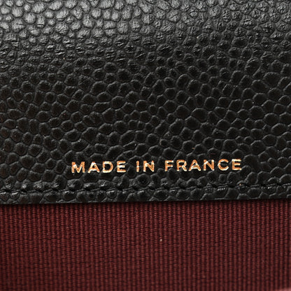 Chanel Caviar Quilted Flap Card Holder Wallet Black 7 of 9