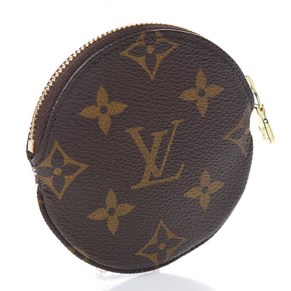 Louis Vuitton Monogram 2016 Christmas Animation Round Coin Purse Rouge 3 of 8