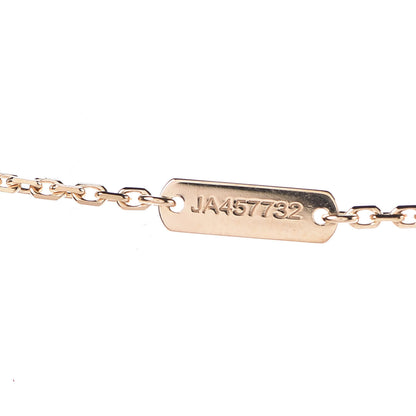 Van Cleef & Arpels 18K Yellow Gold Mother of Pearl Vintage Alhambra Pendant Necklace 7 of 8