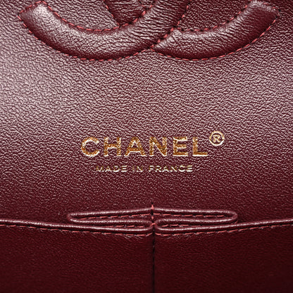 Chanel Lambskin Quilted Medium Double Flap Black 6 of 10