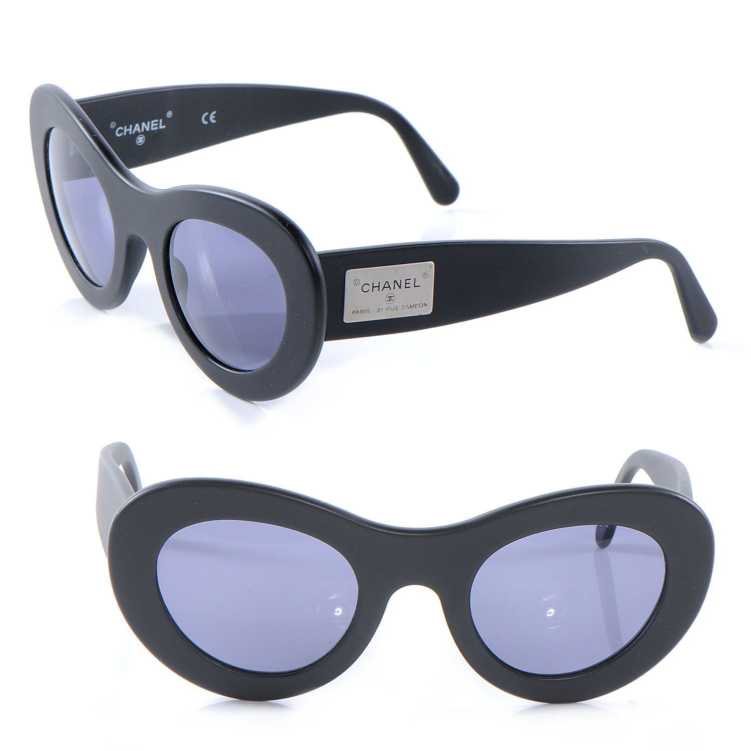 Chanel Pin Up Sunglasses Black 10516 1 of 6