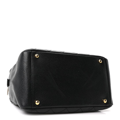 Chanel Caviar Quilted Petit Timeless Tote PTT Black 4 of 10