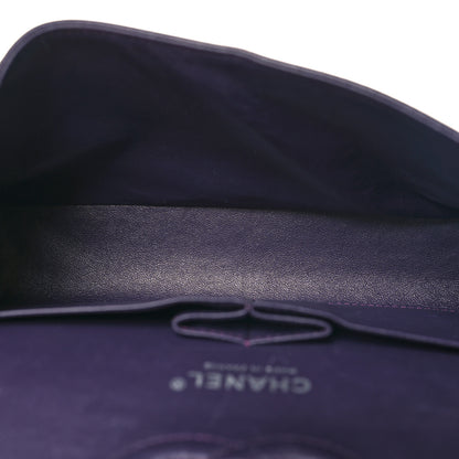 Chanel Patent Quilted Medium Double Flap Purple 5 of 11