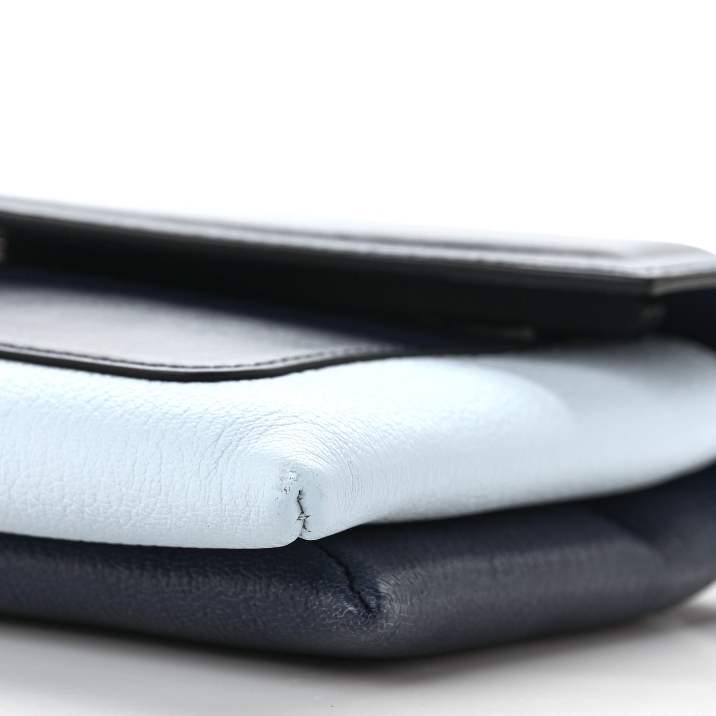 Calfskin Duetto Crossbody Navy Blue