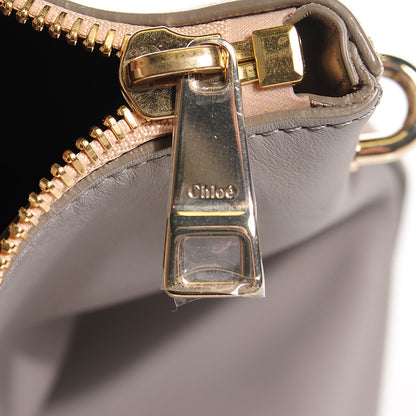 Chloe Smooth Calfskin Large Baylee Tote Cashmere Grey Rope Beige 9 of 9