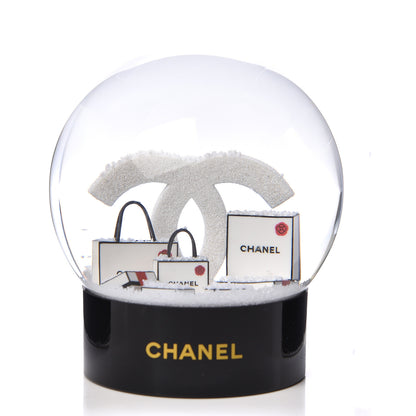 Chanel Glass CC Shopping Bag Snow Globe 1 of 4