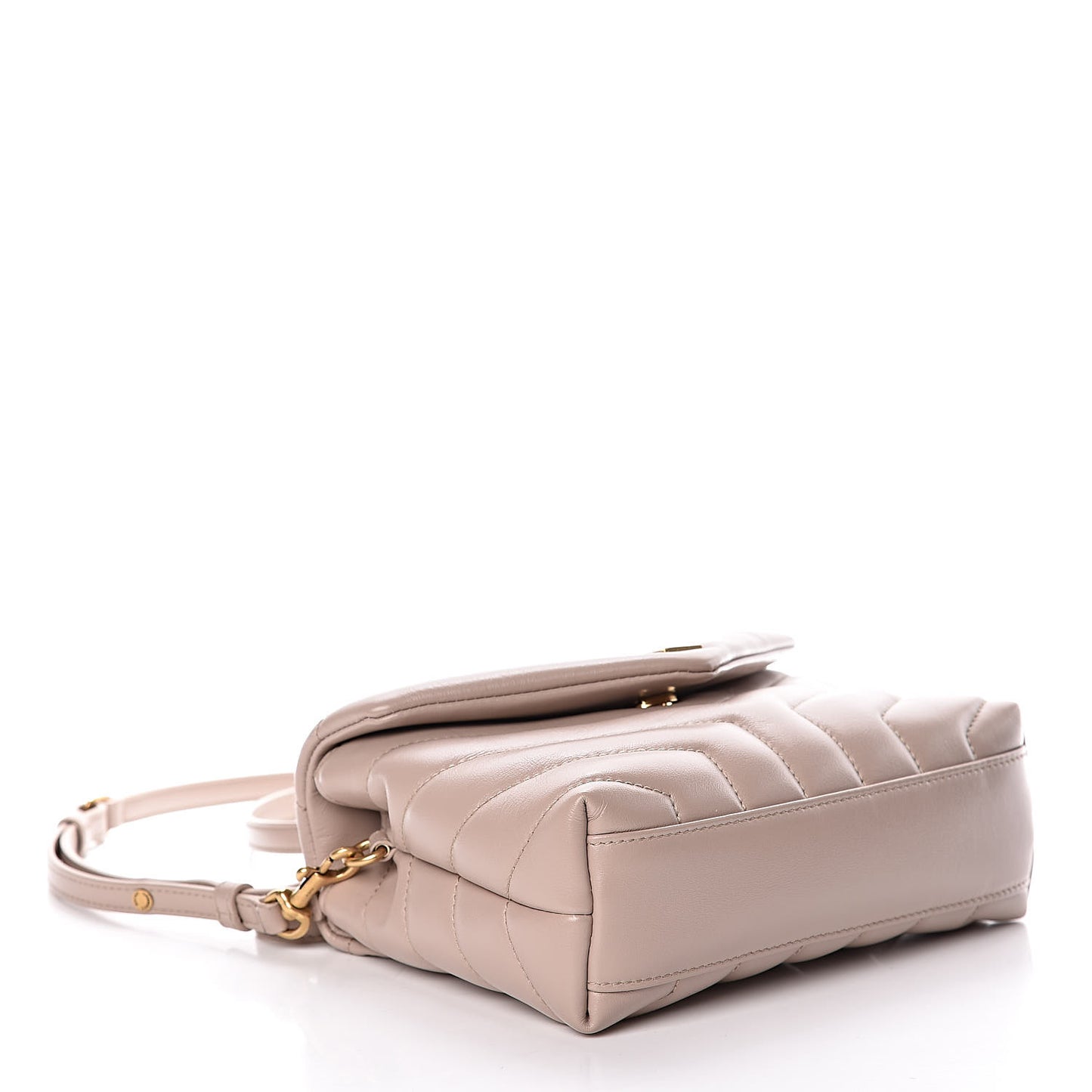 Calfskin Y Quilted Monogram Toy Loulou Crossbody Bag Marble Pink