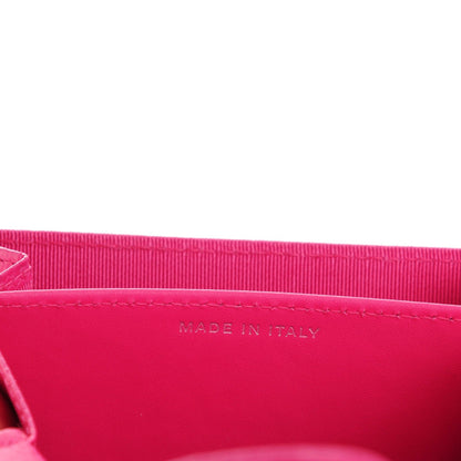 Chanel Caviar Quilted Flap Card Holder Wallet Fuchsia 6 of 7