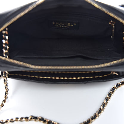 Chanel Lambskin Quilted Camera Case Black 5 of 10