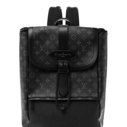 Louis Vuitton Monogram Eclipse Saumur Backpack 7 of 9