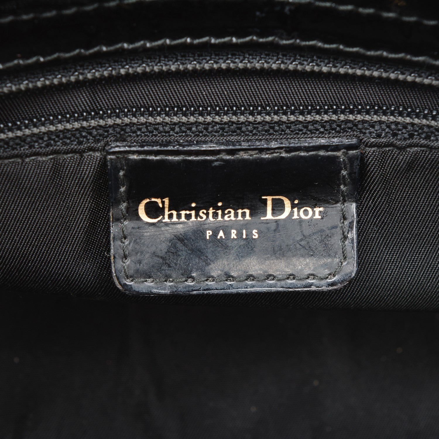 Christian Dior Patent Mini Lady Dior Black 7 of 7