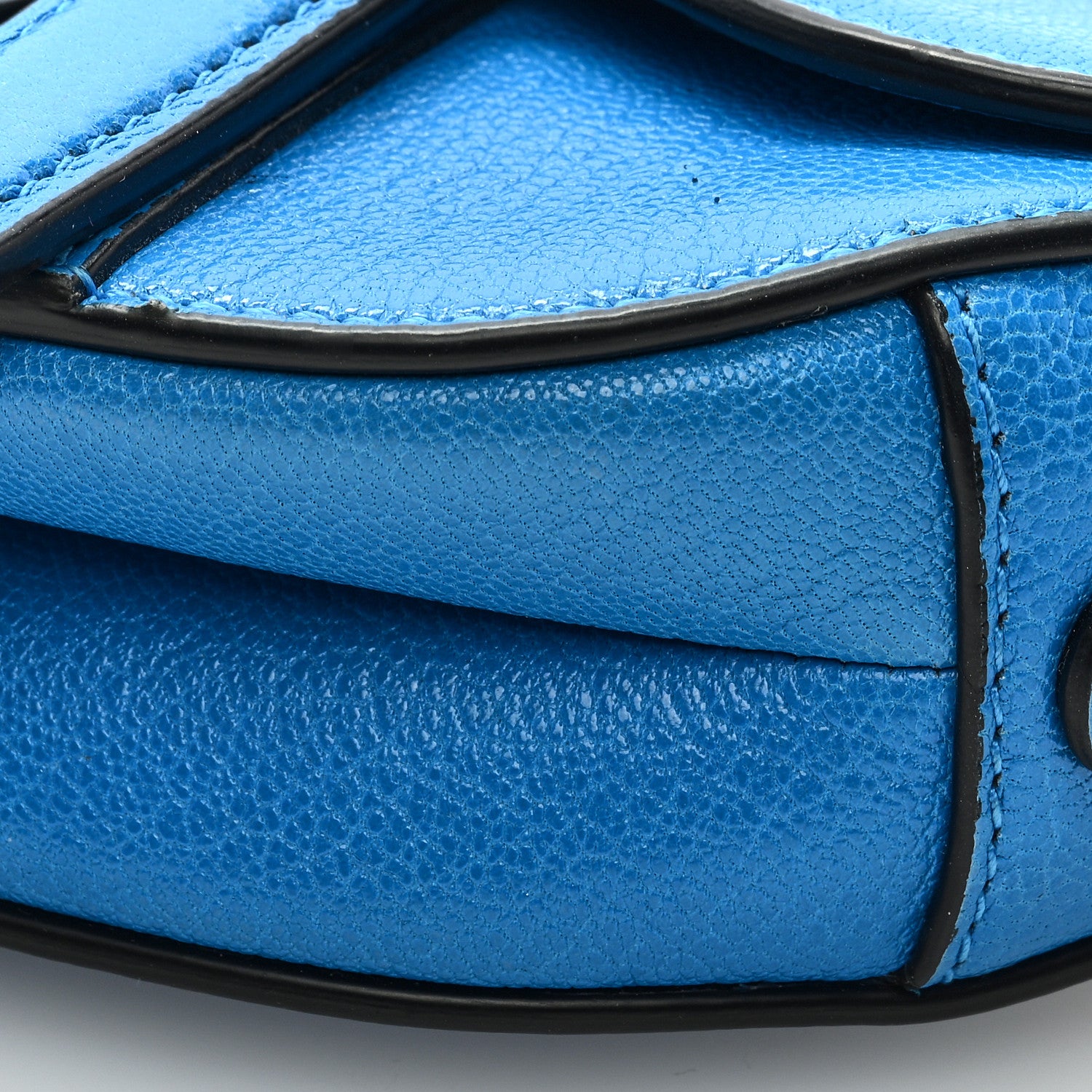 Christian Dior Micro Saddle Bag With Strap Blue 9 of 9