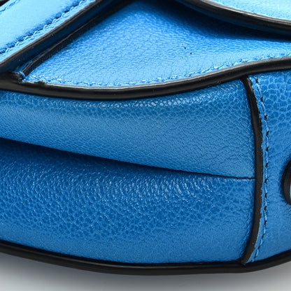 Christian Dior Micro Saddle Bag With Strap Blue 9 of 9
