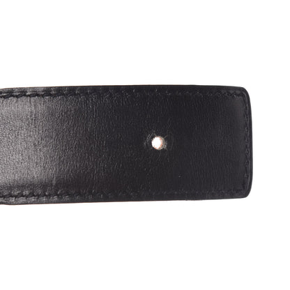 Hermes Swift Togo 32mm Constance Reversible H Belt 85 Black Orange 8 of 9