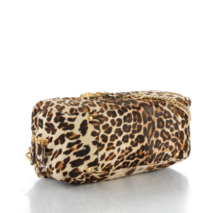 Prada Calf Hair Leopard Print Bauletto 4 of 10