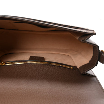 Gucci GG Supreme Monogram Web Small Ophidia Flap Messenger Bag Brown 5 of 10