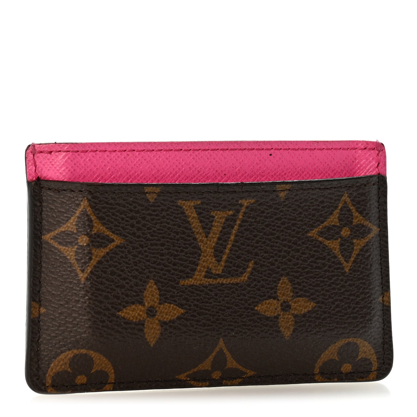Monogram 2022 Christmas Animation Seoul Cardholder Fuchsia