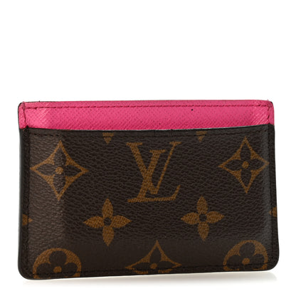 Louis Vuitton Monogram 2022 Christmas Animation Seoul Cardholder Fuchsia 3 of 9