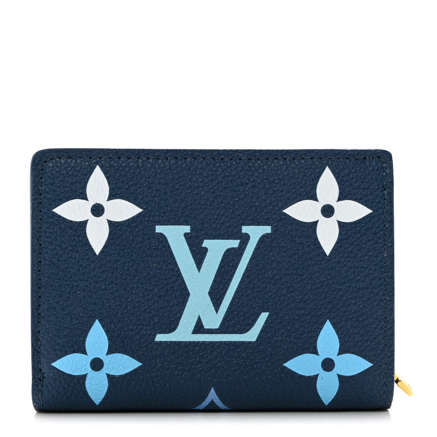 Louis Vuitton Empreinte Monogram Giant LV By The Pool Clea Wallet Gradient Blue 1 of 7