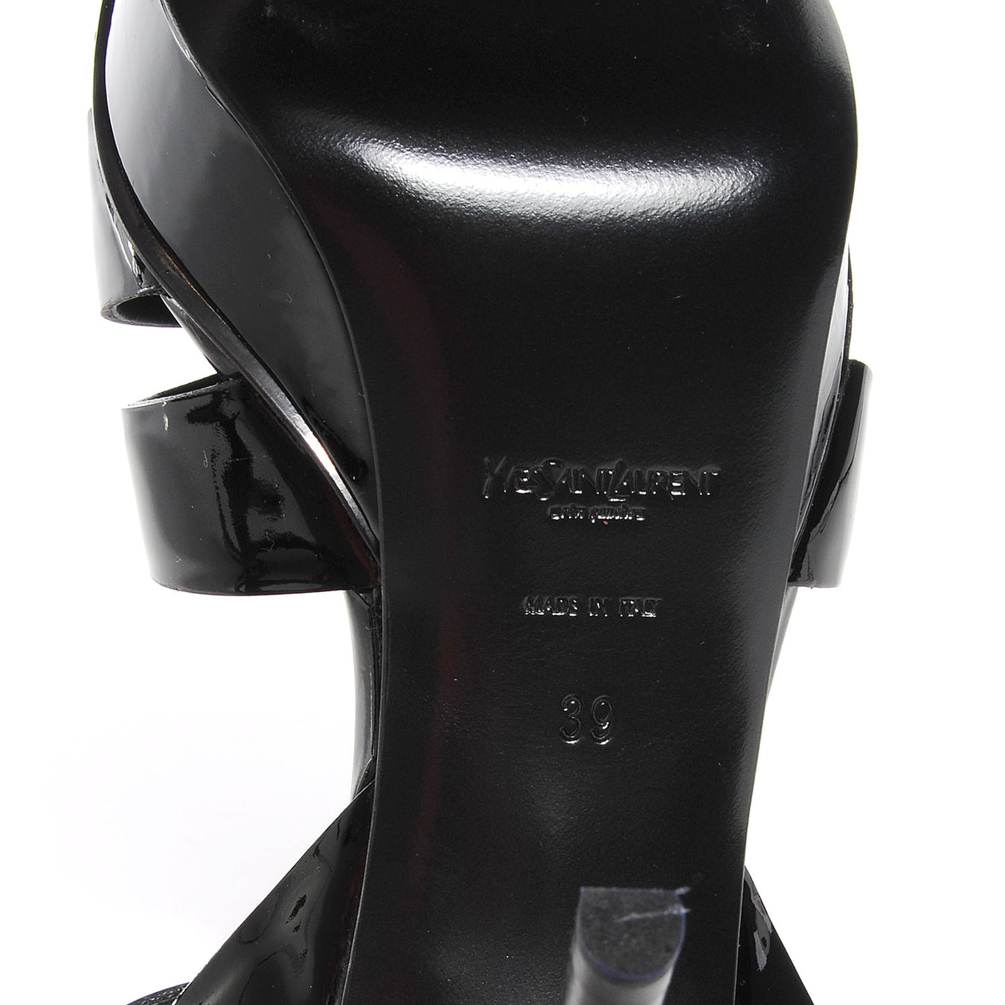 Patent Tribute 75 Platform Sandals 39 Black