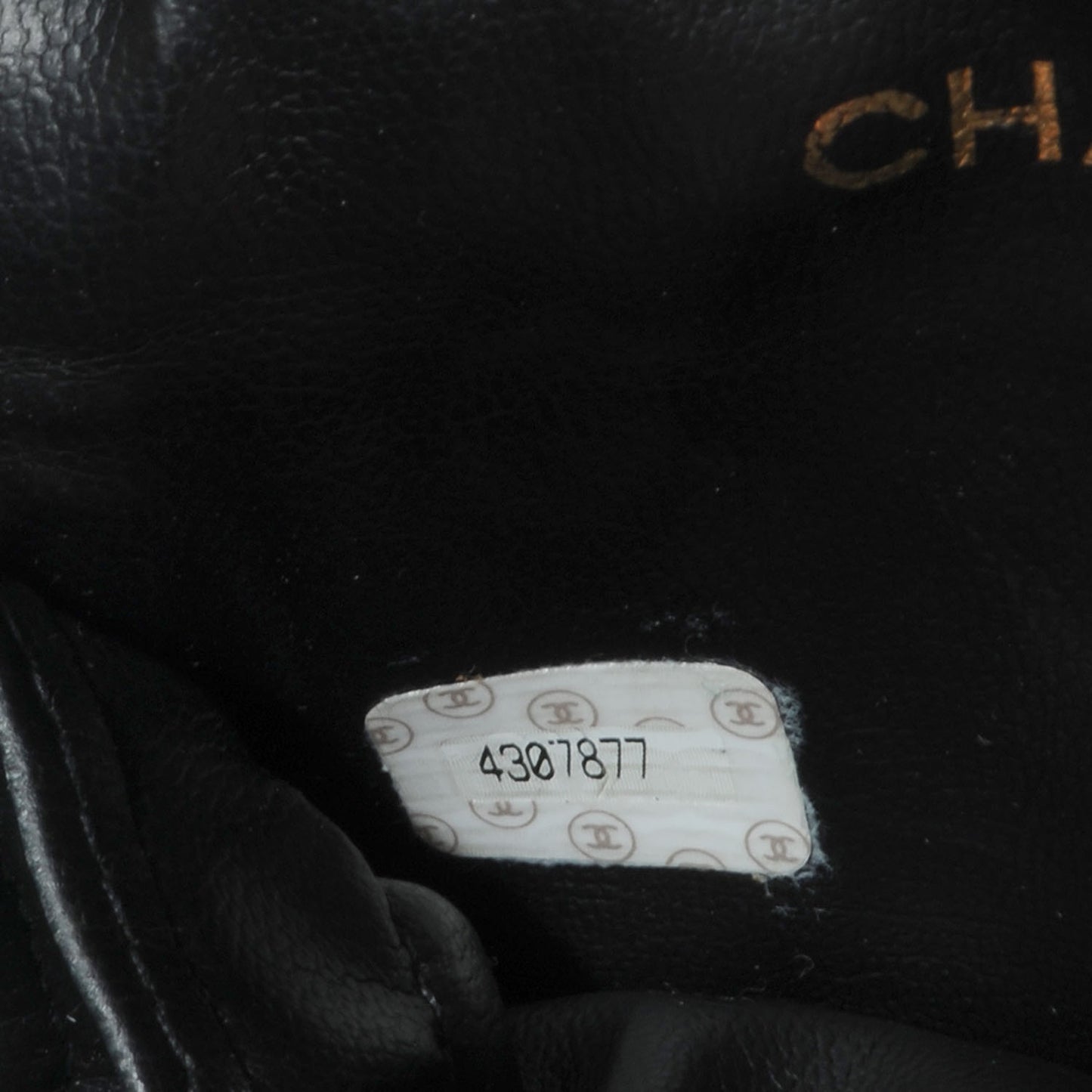 Lambskin Vanity Cosmetic Bag Black