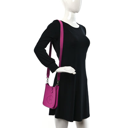 Hermes Taurillon Clemence Evelyne TPM Magnolia 2 of 11