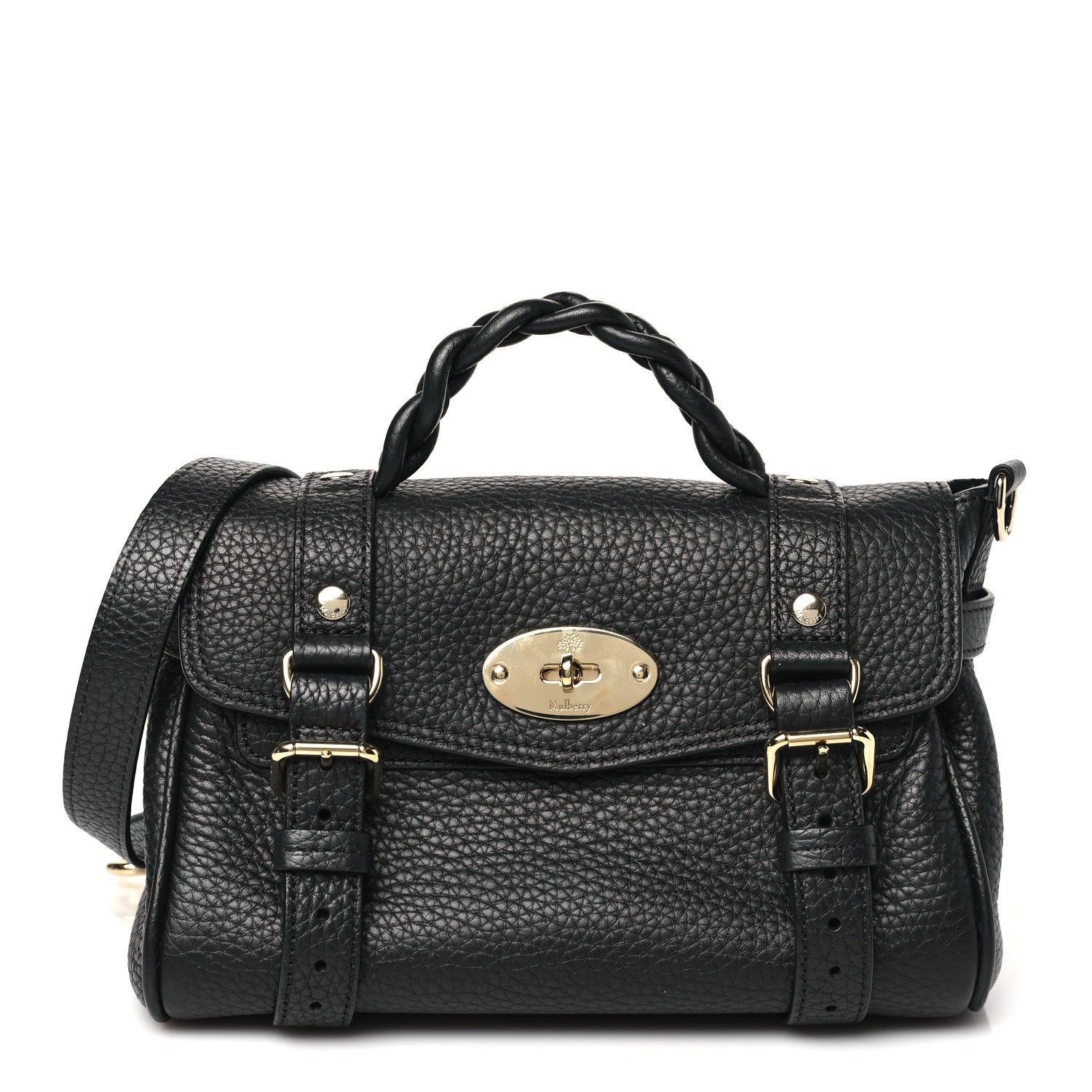 Mulberry Heavy Grain Mini Alexa Black 1 of 9