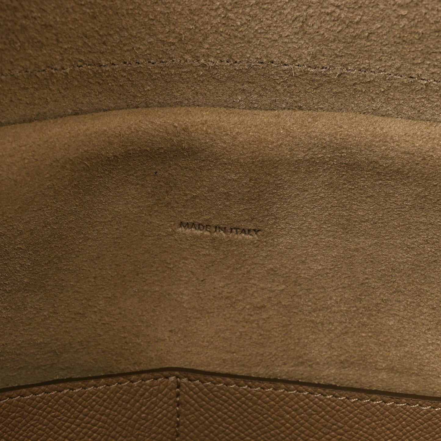 Grained Calfskin Mini Belt Bag Light Taupe