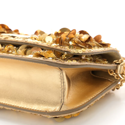 Dolce & Gabbana Sequin DG Shoulder Bag Oro 9 of 9