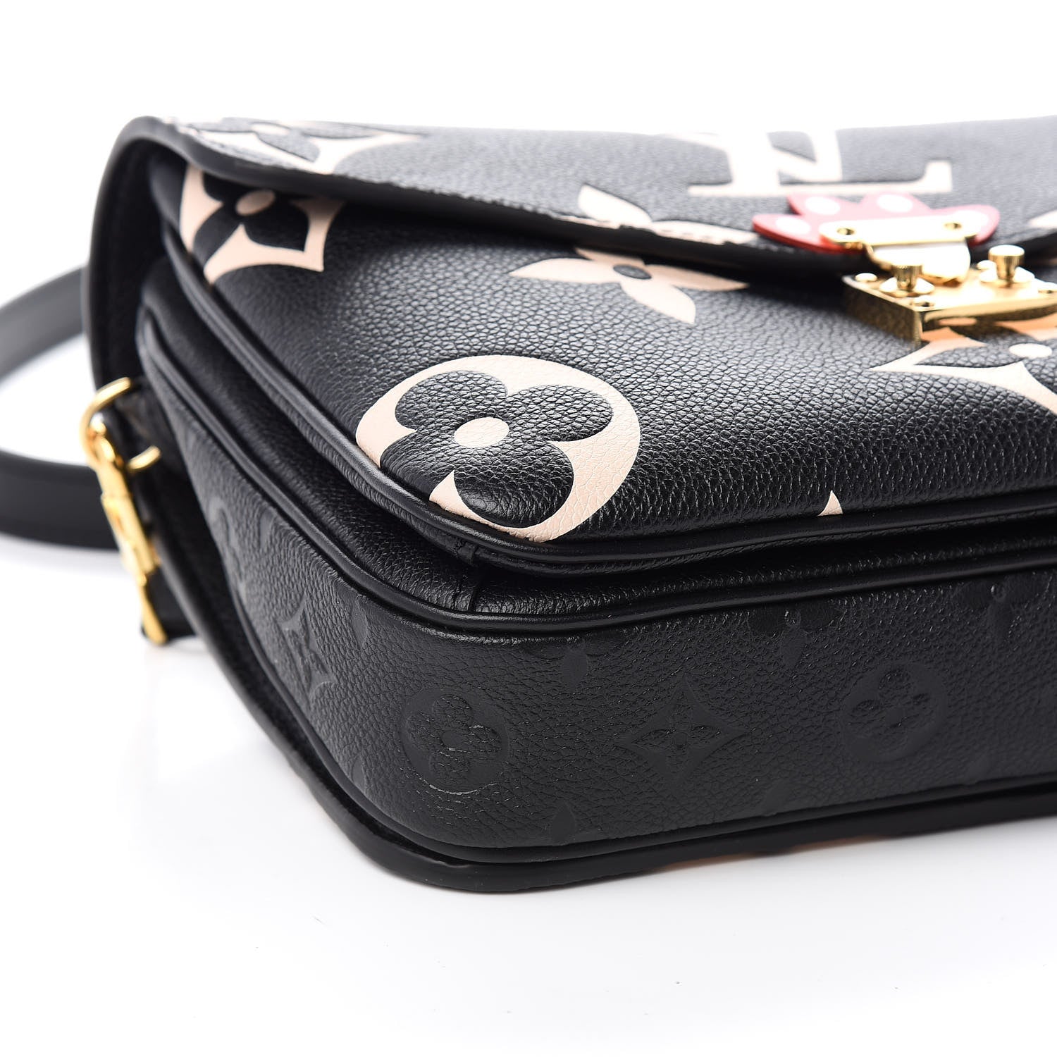 Louis Vuitton Empreinte Monogram Giant Crafty Pochette Metis Black Creme 6 of 8