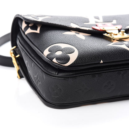 Louis Vuitton Empreinte Monogram Giant Crafty Pochette Metis Black Creme 6 of 8