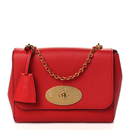 Mulberry Glossy Goatskin Small Lily Flap Red 1 of 10
