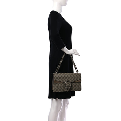 Gucci GG Supreme Monogram Small Dionysus Shoulder Bag Taupe 2 of 16