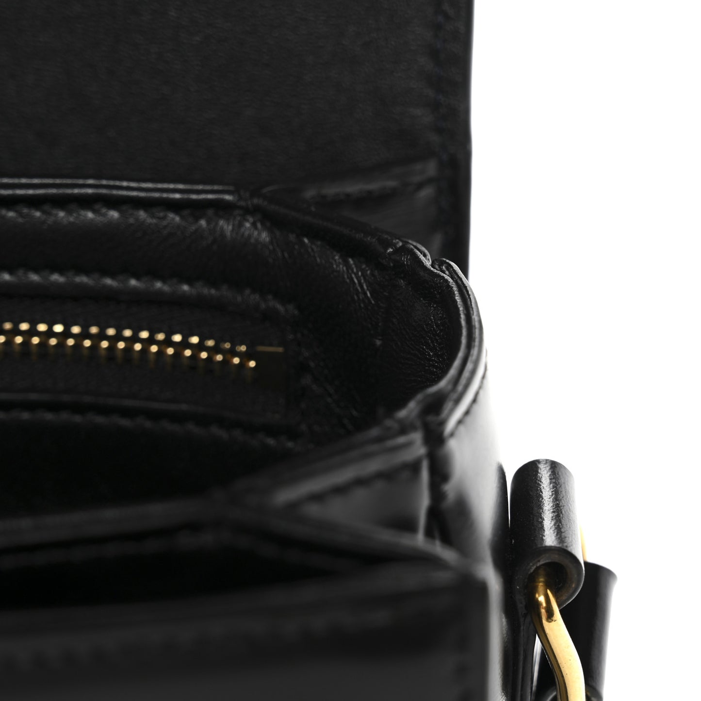 Shiny Calfskin Teen Triomphe Black