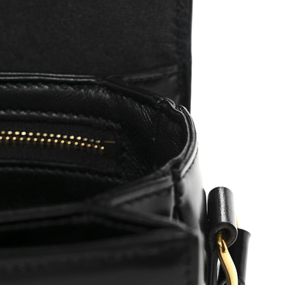 Celine Shiny Calfskin Teen Triomphe Black 10 of 10