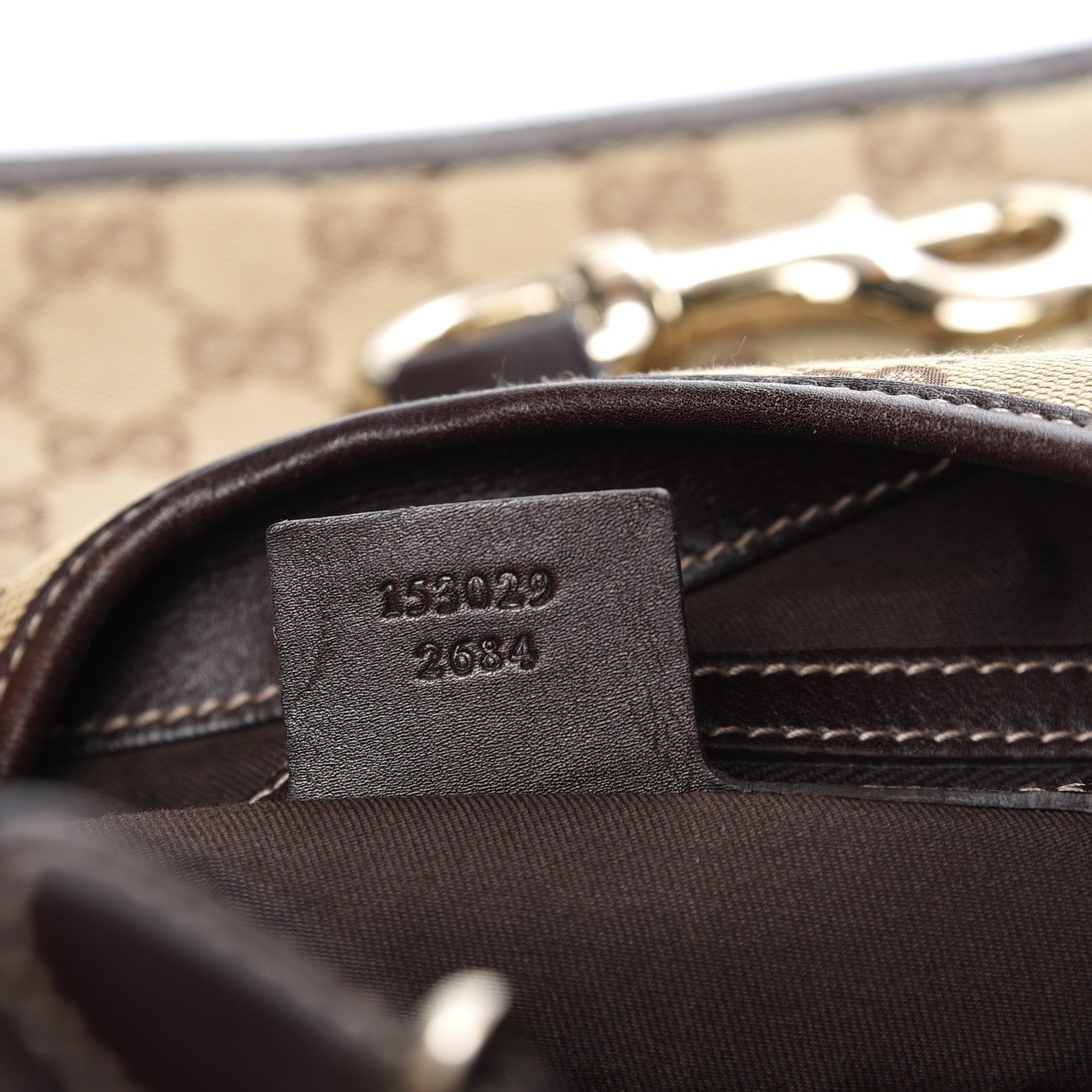 Gucci Monogram Web Jackie O Bouvier Hobo Dark Brown 7 of 7