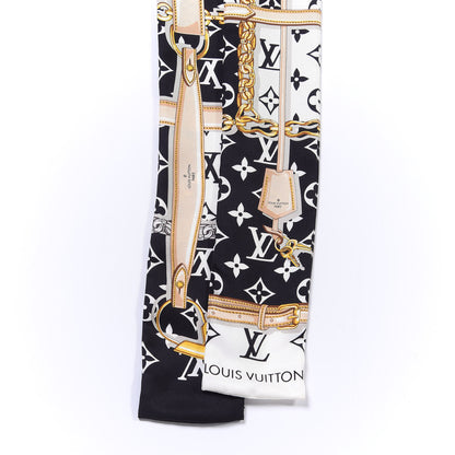 Louis Vuitton Silk Monogram Confidential Bandeau Black 2 of 3