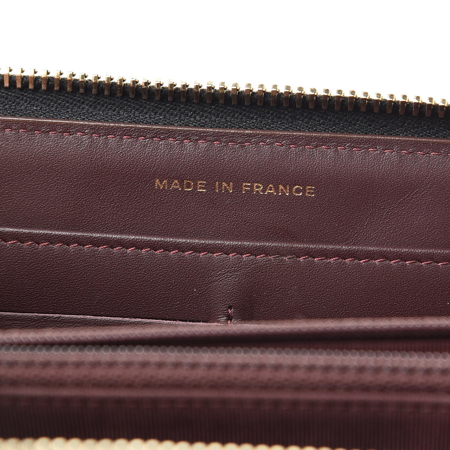 Chanel Caviar Quilted Large Gusset Zip Around Wallet Black 7 of 12