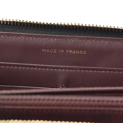 Chanel Caviar Quilted Large Gusset Zip Around Wallet Black 7 of 12