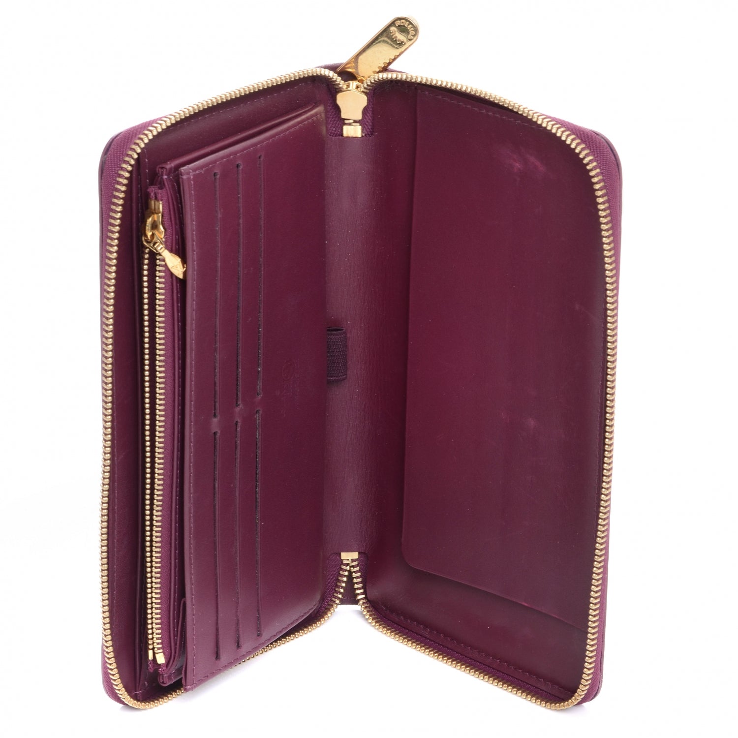Louis Vuitton Vernis Zippy Wallet Violet 6 of 7